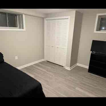 Large fully furnished bedroom.