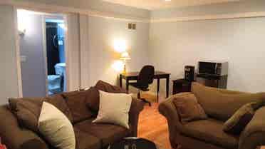 Furnished basement suite