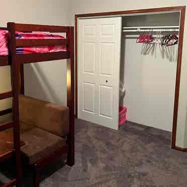 Bunk bed room can be changed