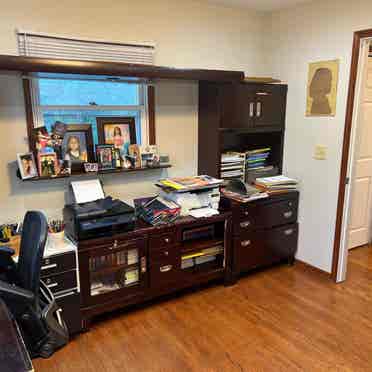 1st floor office/den/pull out couch