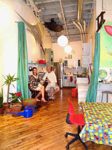 Nice bedroom in Williamsburg Loft