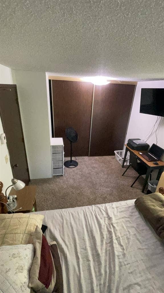 sq ft furnished bedroom with AC