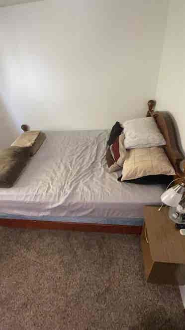 sq ft furnished bedroom with AC