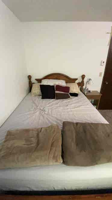 sq ft furnished bedroom with AC