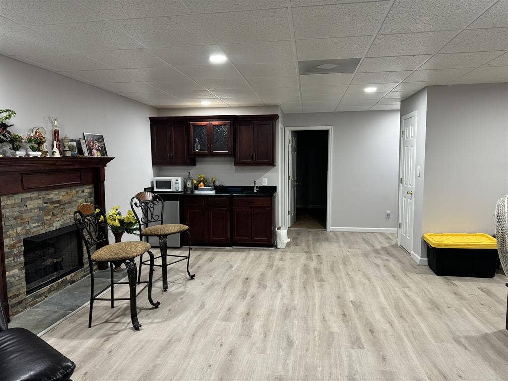 Entire basement with two bed rooms.