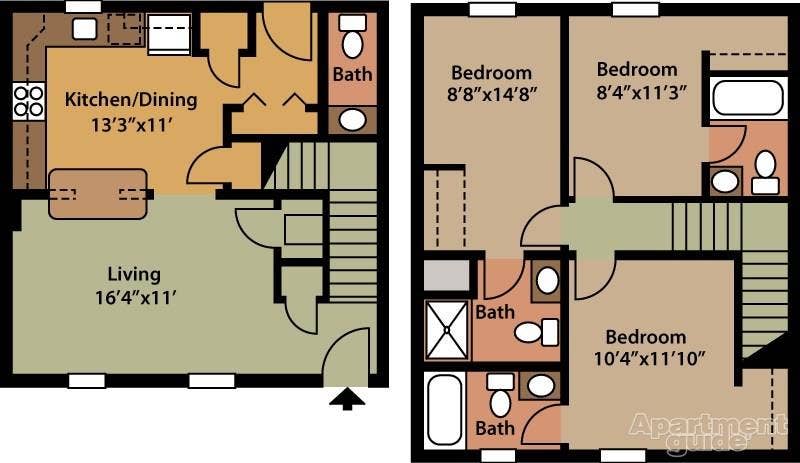 3 Bedroom Townhome Available