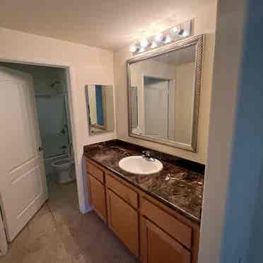 Master bedroom with private bathroo