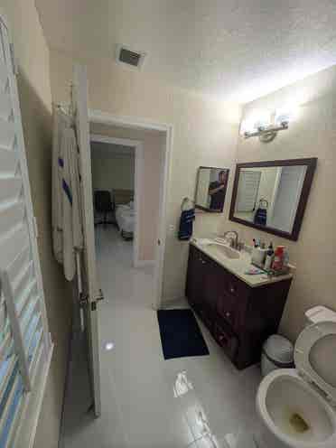 Private room & bath room in a home