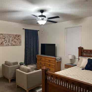 Fully furnished rooms for rent.