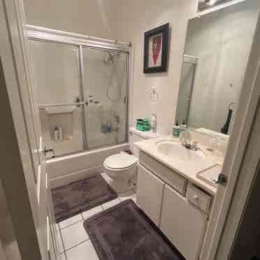 WHOLE CONDO SHARED/OWN BATH!