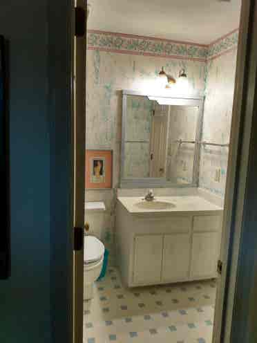 large room/private bathroom