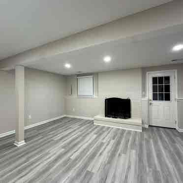 Newly renovated walkout basement