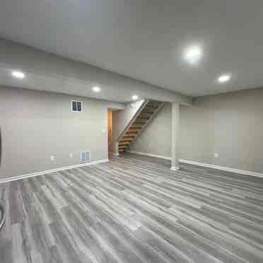 Newly renovated walkout basement