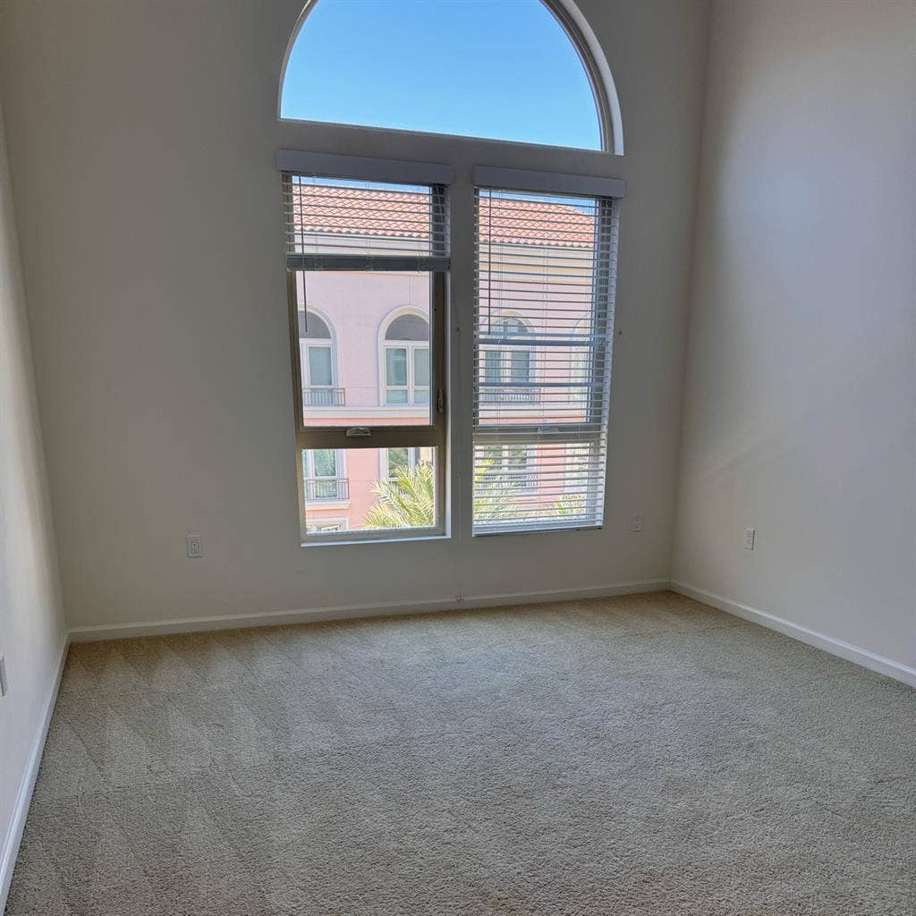 Master bedroom at luxury apartments