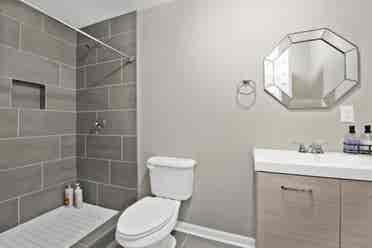 Private Bed and Bathroom