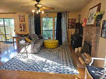 Master bedroom with private bath