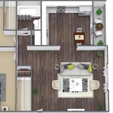 2 bedroom apartment 7 month lease