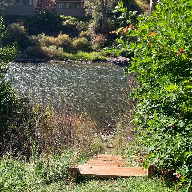 River front garden view apartment