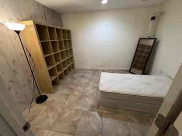 Two rooms available in basement