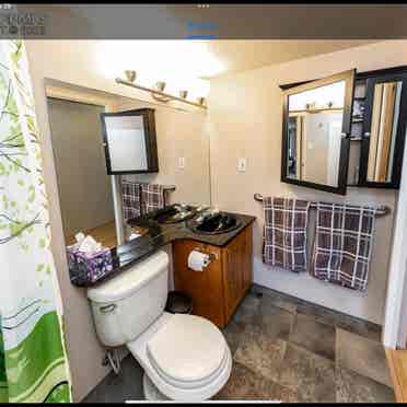 Downtown! Lg private room w/p bath