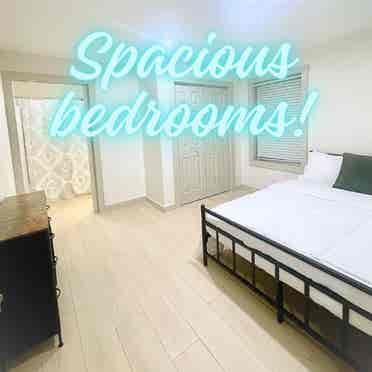 Bedroom with Private Bathrooms!