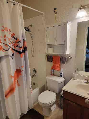 Room with on suite bathroom