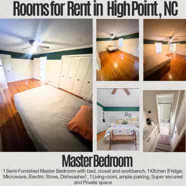 4 Rooms for rent in High Point, NC