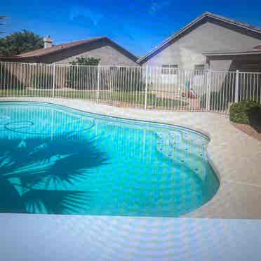 Private room in Gilbert with pool.