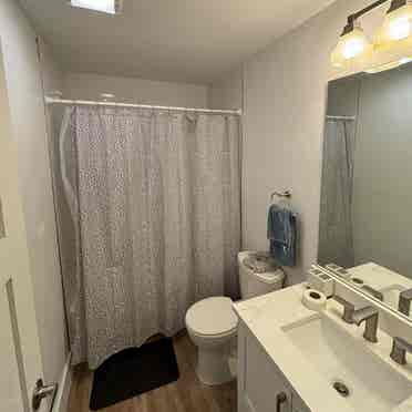 1 room with shared bathroom