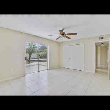 Master bedroom/ private bathroom