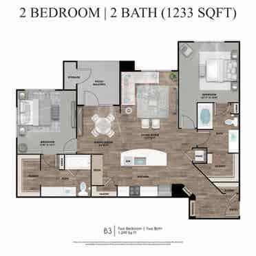 Apartment, private room and bath