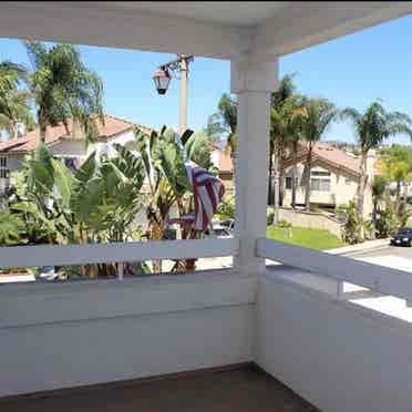 Large bedroom with Private Balcony!