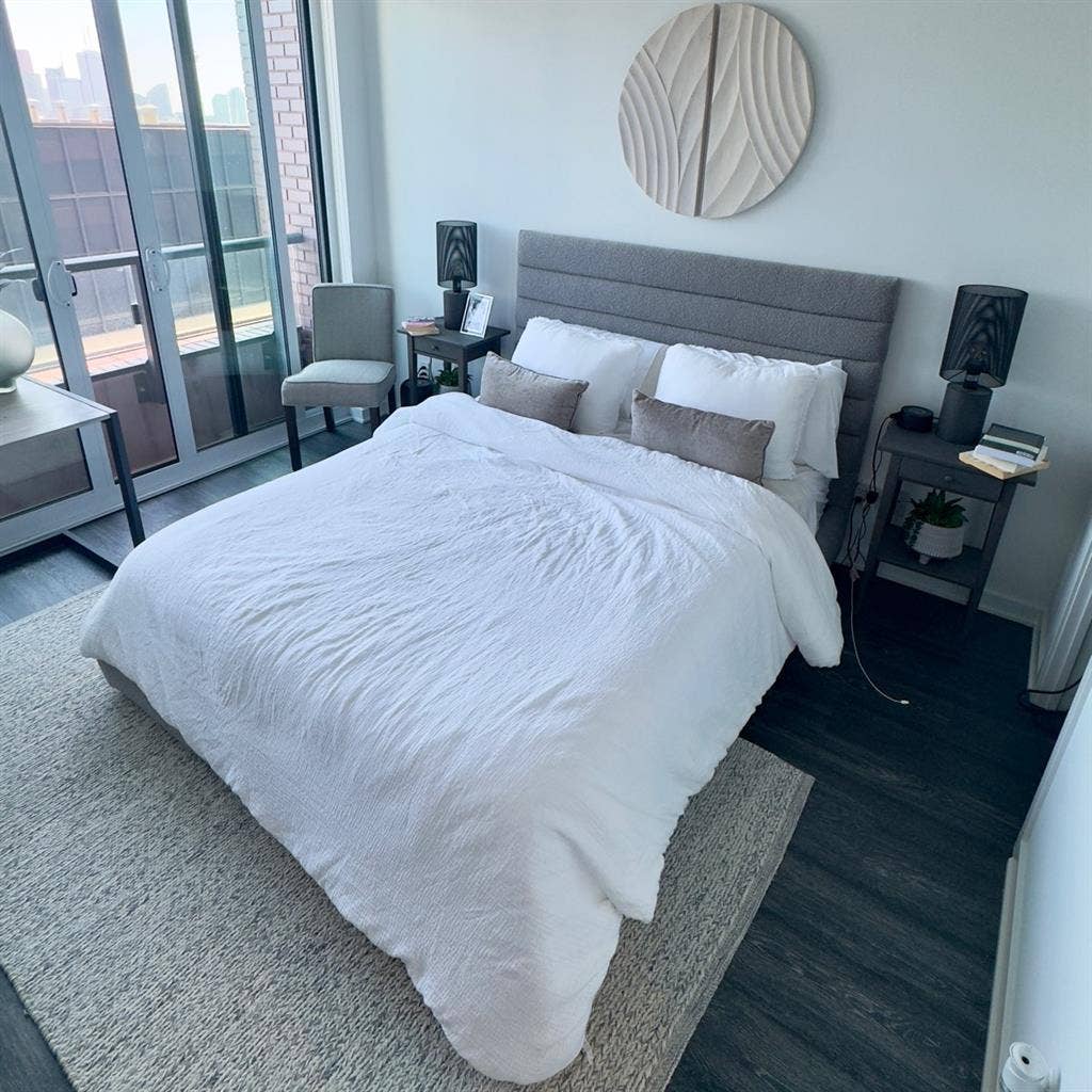 Master bedroom in downtown Toronto