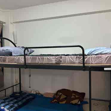 Upper decker bed available