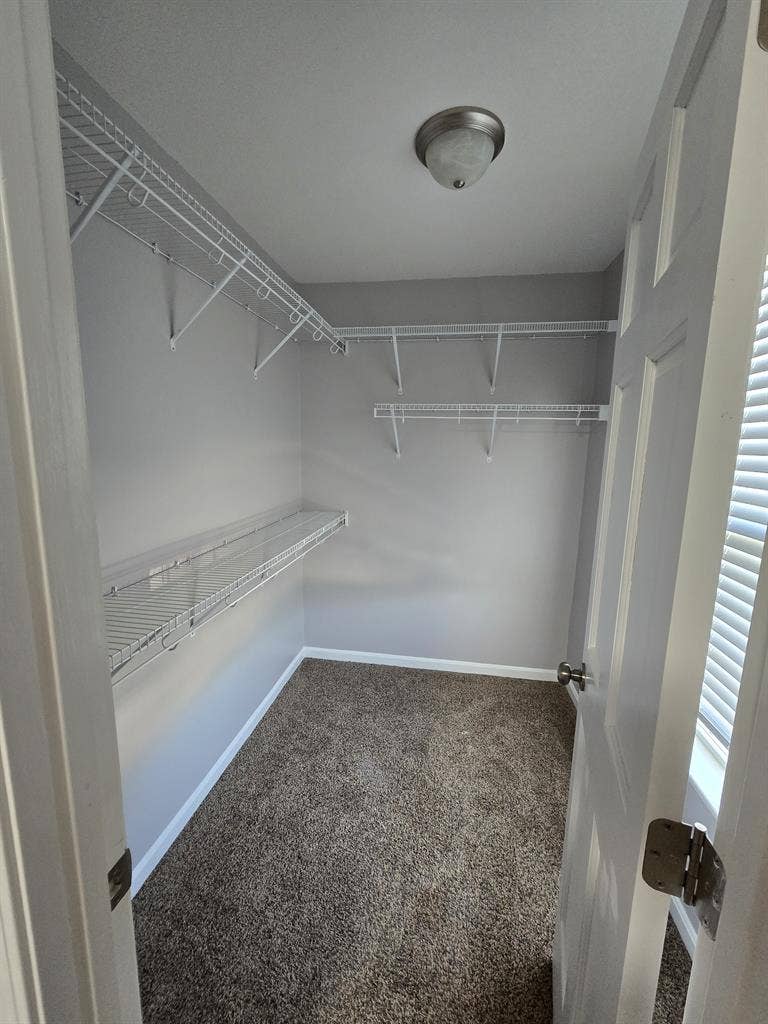 1 bedroom with walk-in closet