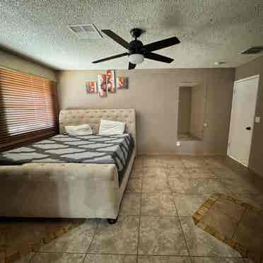 Master bedroom couples & pets ok