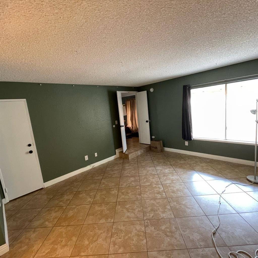 Master bedroom with bathroom