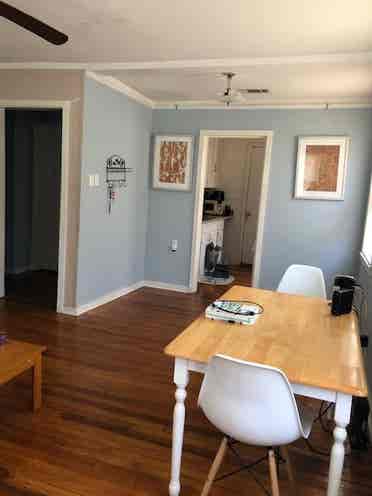 One room available by Nov .