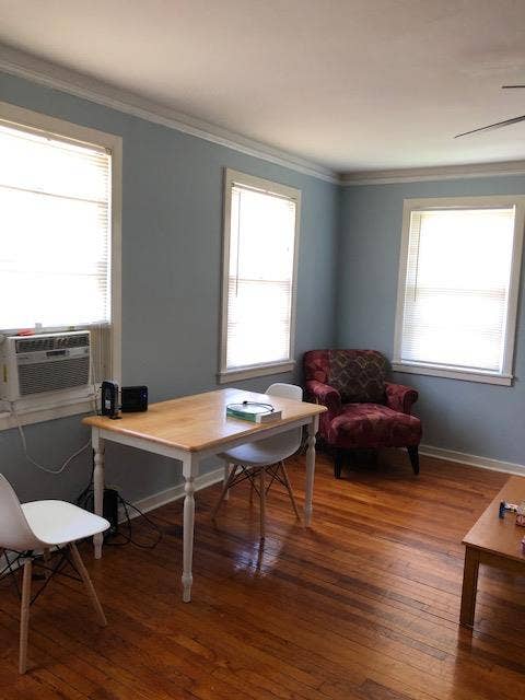 One room available by Nov .