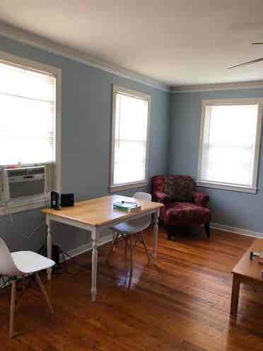 One room available by Nov .