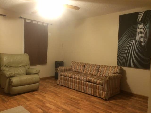 One room available by Nov .