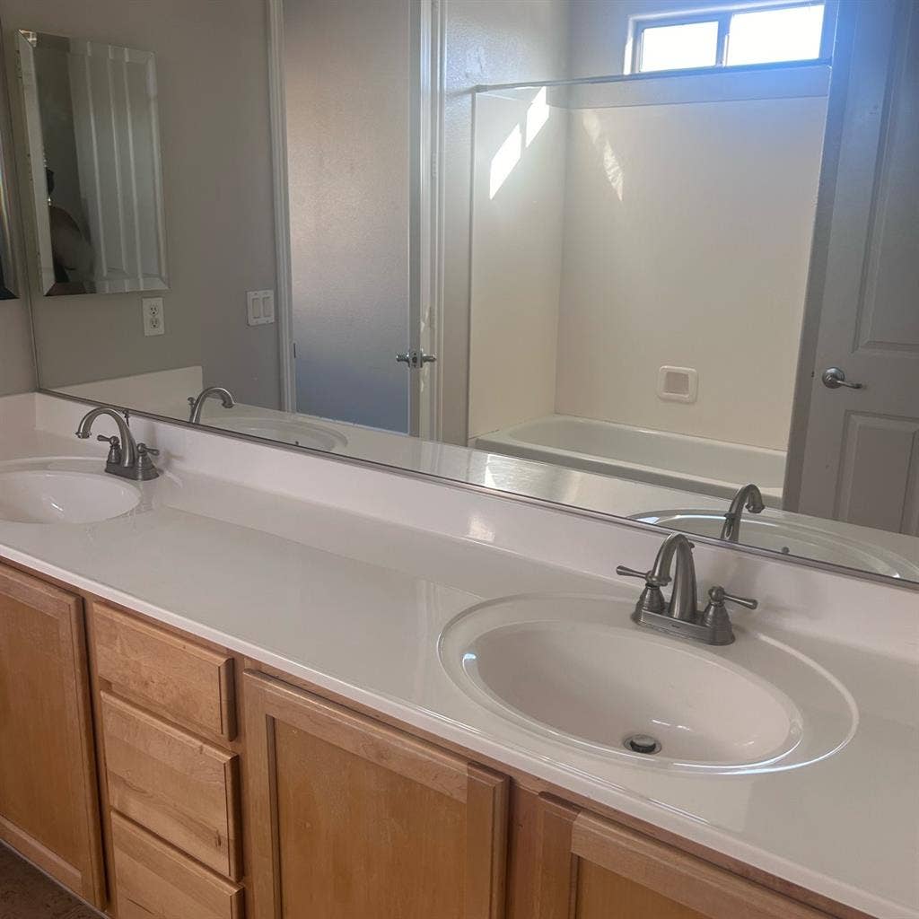 Bedrooms /dual sink bathroom