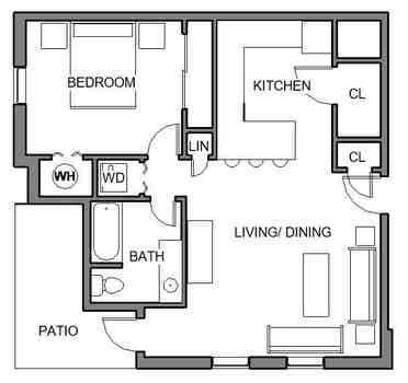 1 Bedroom Apartment for Rent