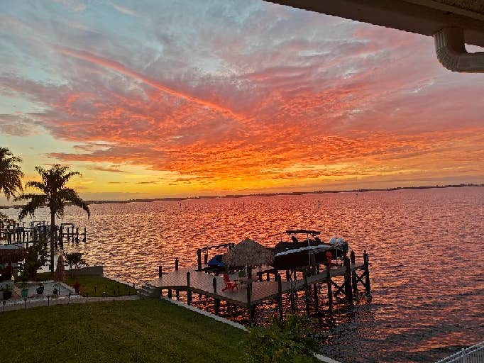 Sunsets on the patio. Females only.