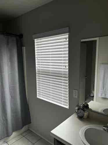Room and bathroom, bed optional