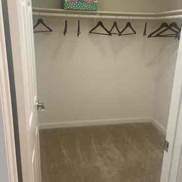 Unfurnished Master- LARGE closet