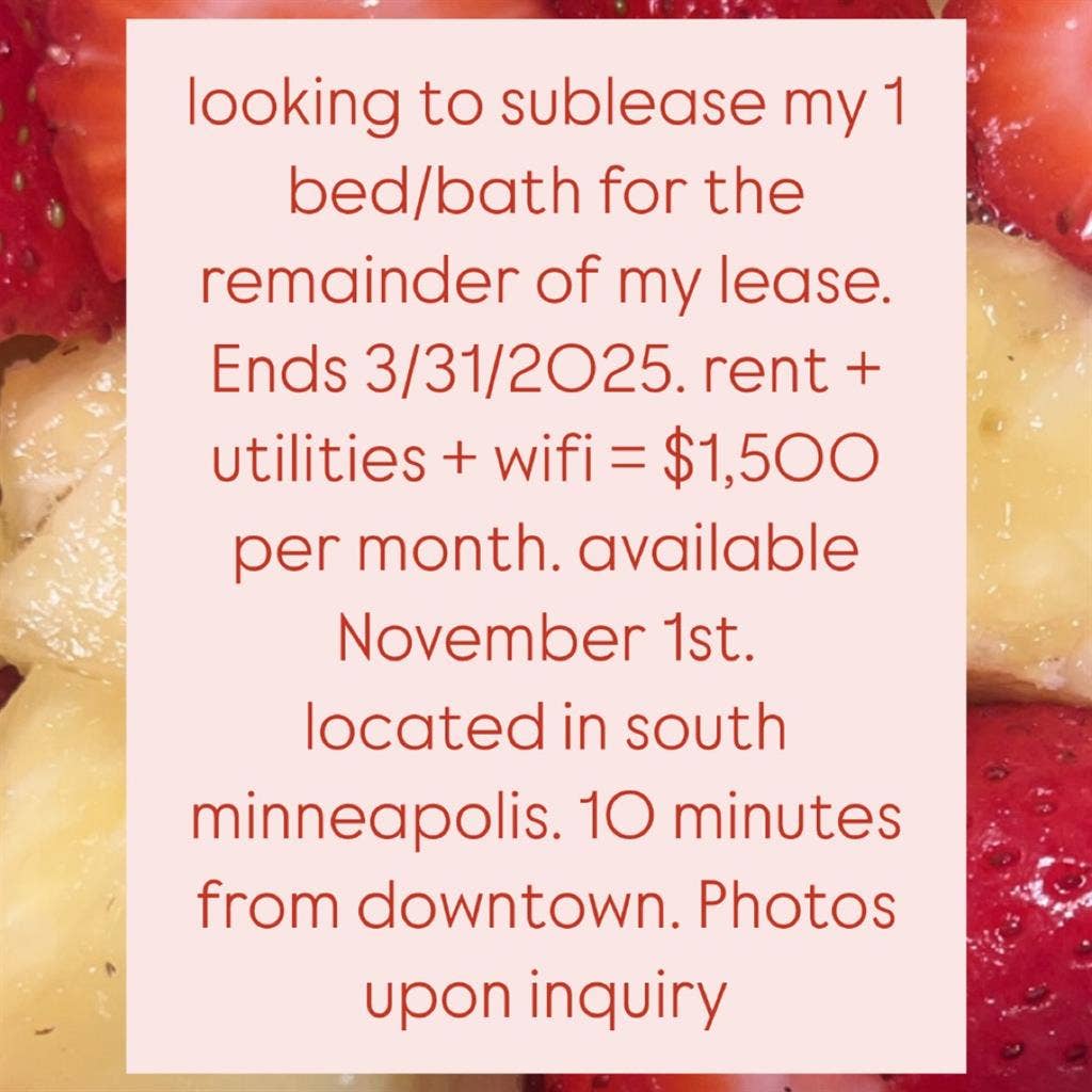 sublease -