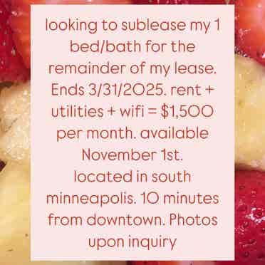 sublease -