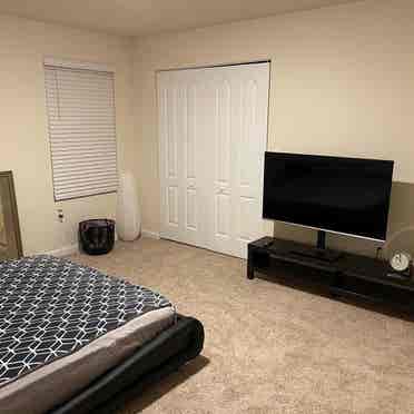 Large Master bedroom for rent.