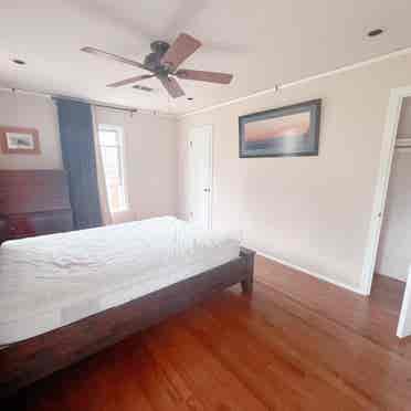 A master bedroom in nice community